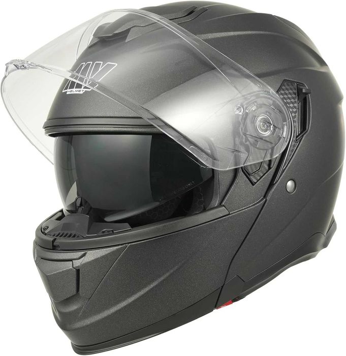 MY 935 модулна каска, ECE 22.06, двойно стъкло, титаниева XL/M/S N4