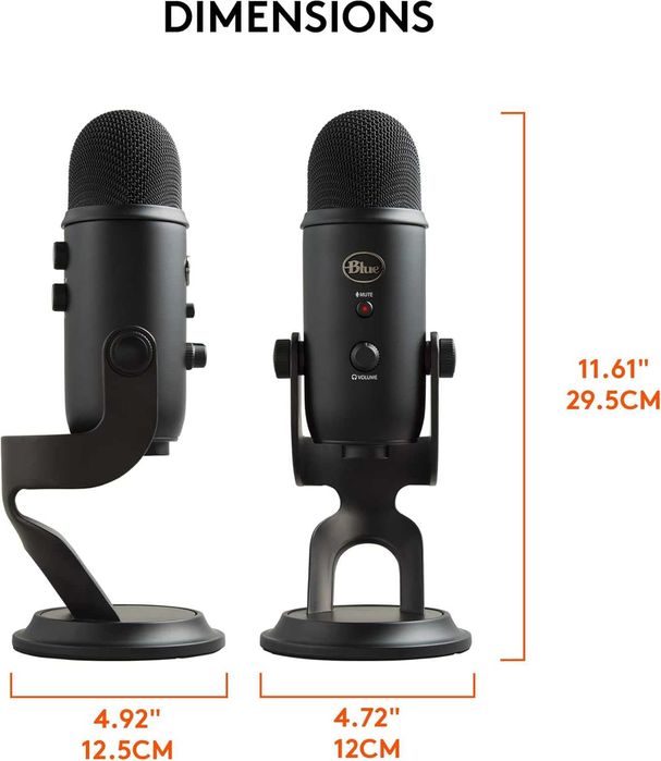 Компьютерный микрофон Blue Yeti для геймеров и стримеров