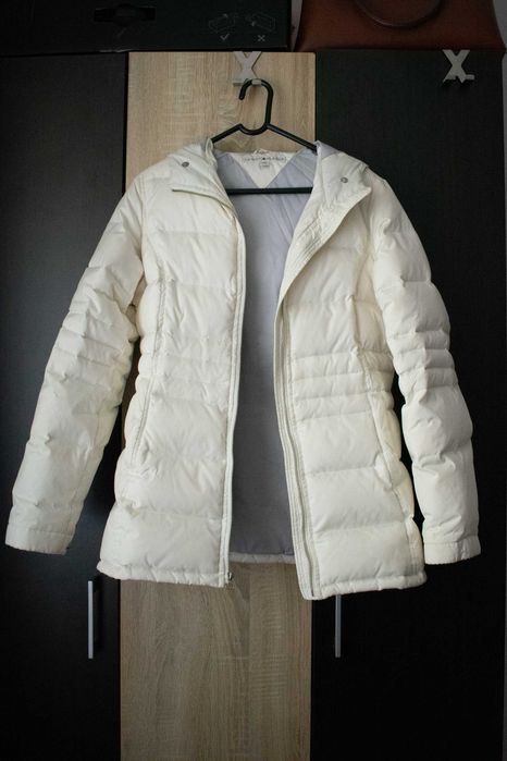Geacă Tommy Hilfiger dama, alb-crem, marimea S