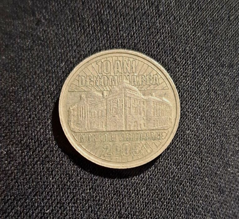 Monedă de colecție 50 bani 1989 și 2005 / Piesă numismatică
