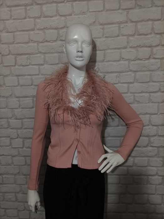 Жилетка естествени пера Brunello Cucinelli