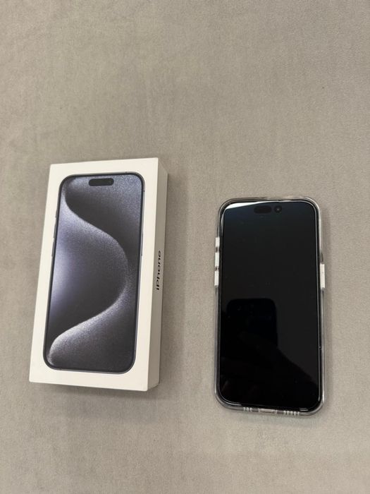 Iphone 15Pro, телефон EAC куплен в магазине “Sulpak”, коробка в наличи