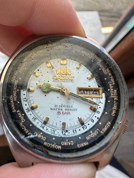 ORIENT World Time Automatic. 70-те години на миналия век.
