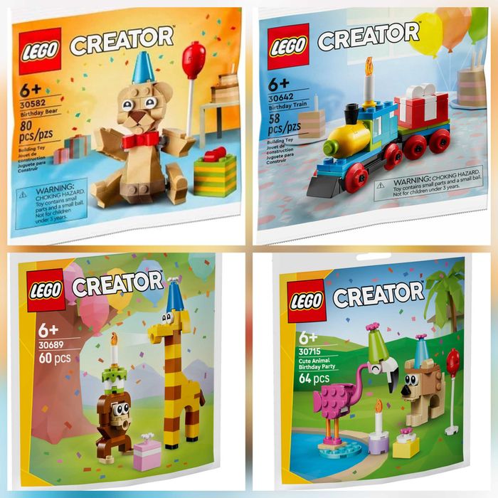 Нови Lego пликчета (polybags) различни модели
