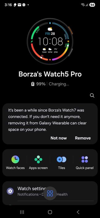 Smartwatch SAMSUNG Galaxy Watch5 Pro, 45mm, Black