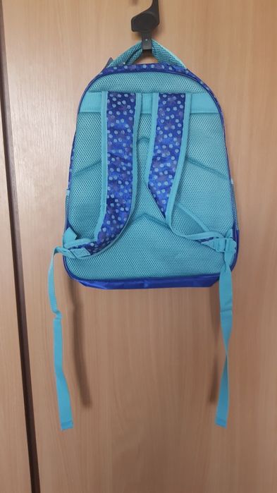 Ghiozdan roz + Ghiozdan Anna si Elsa, Frozen, 34 cm, nou cu eticheta.