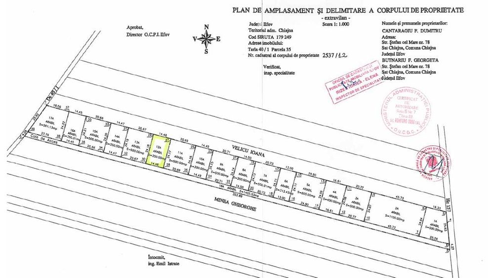 Teren de vanzare 350 mp