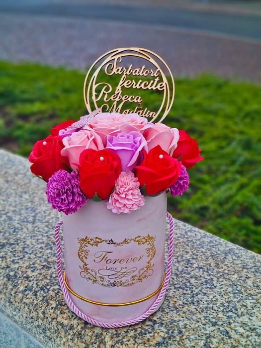 Aranjamente flori de sapun