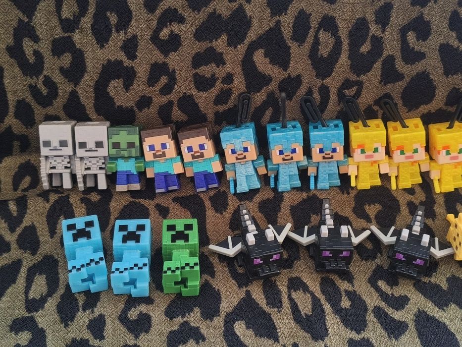 Minecraft kinder joy фигурки