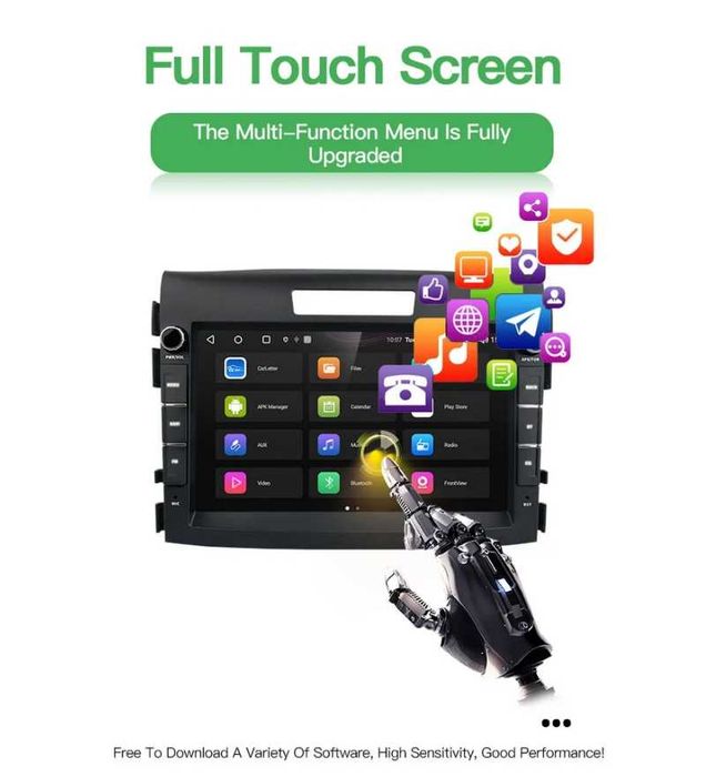 Honda CR-V 2012-2016 8” 2-DIN с Android 14, 4/64GB