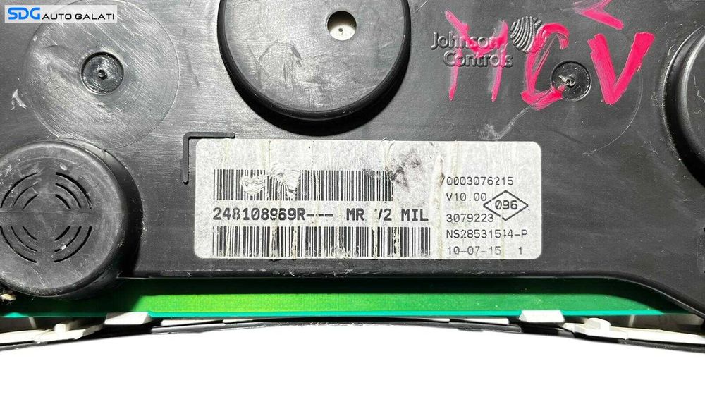 Ceas Ceasuri Cluster Instrumente Bord cu Display Dacia Logan 2 MCV 1.5 DCI 2012 - 2018 Cod 248108969R[LC0558]