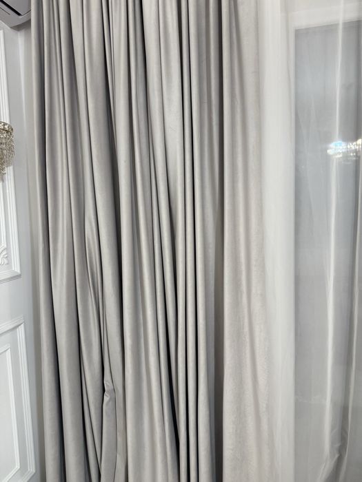 Draperii de catifea +perdea
