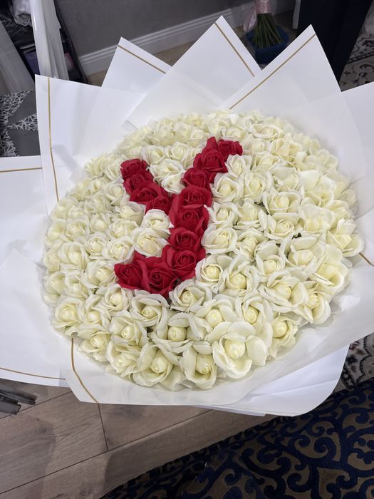 Букет , 101 роза б/у