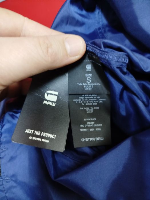 Оригинална ветровка G-Star Raw Strett S , M нова мъжка горнище яке