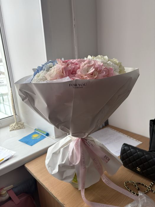 Букет цветы белый