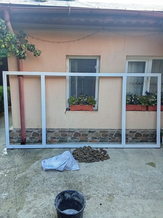 Geam termopan profil PVC ieftin