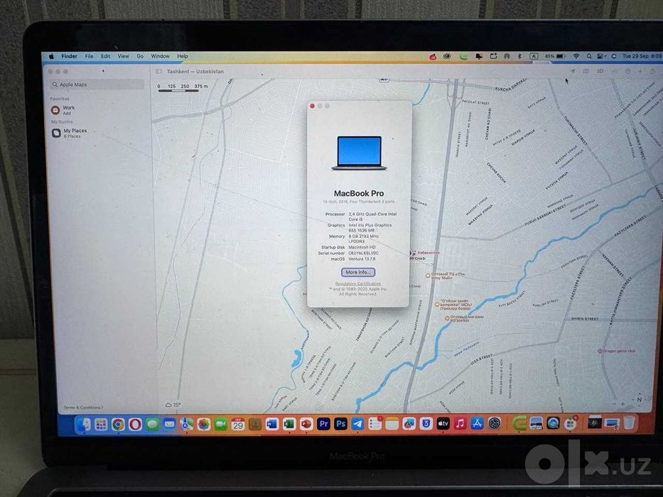 Macbook Pro 256GB Touch bar Touch ID