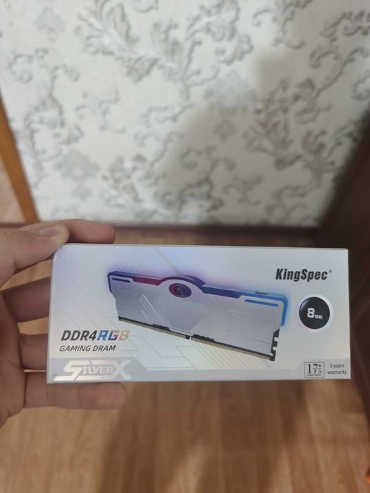 1 планка оперативной памяти kingspec ddr4 3600 с подстветкой