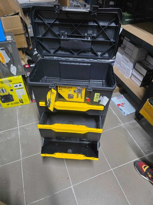 Atelier modular rulabil STANLEY® cu 2 unități detașabile