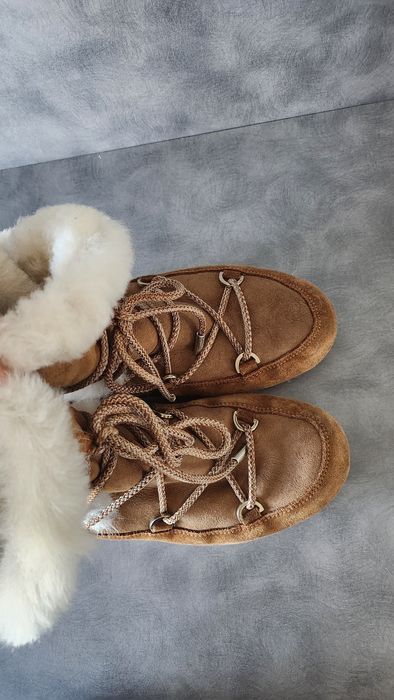 Moon Boot дамски апрески от естествен велур