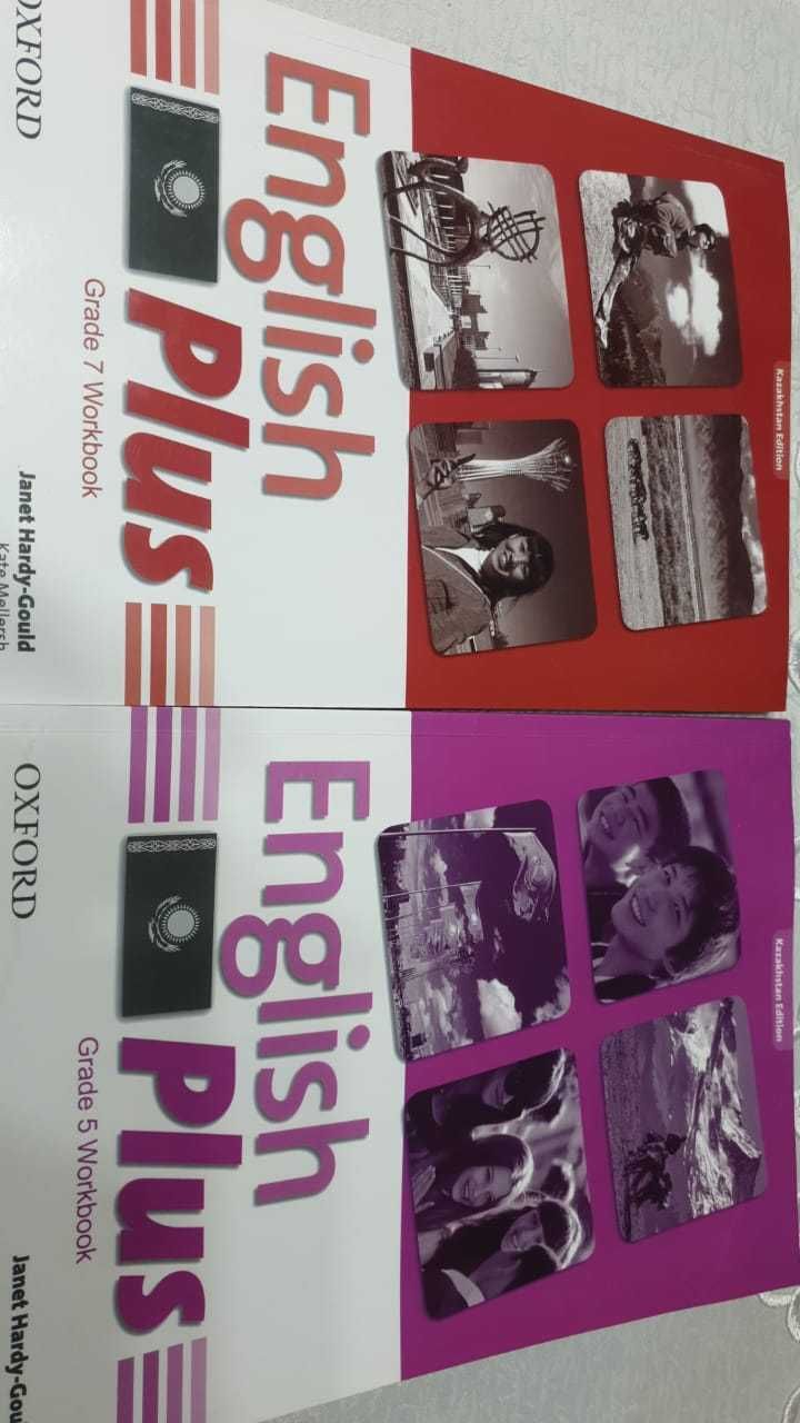 English plus WORKBOOK для 7-го и 5-го класса, рабочая тетрадь англ.яз.: 1  900 тг. - Книги / журналы Семей на Olx