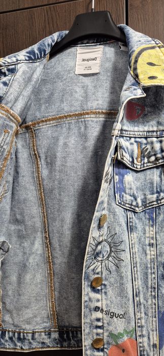 Geacă denim Desigual copii (fete) 9-10 ani