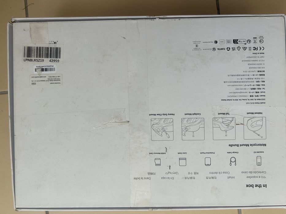 Insta360 onex3 motorcycle edition