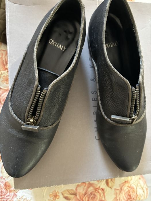 Туфли кожаные