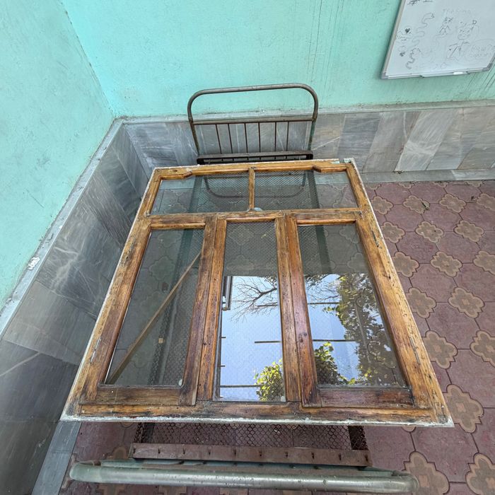 Окна деревянные.
