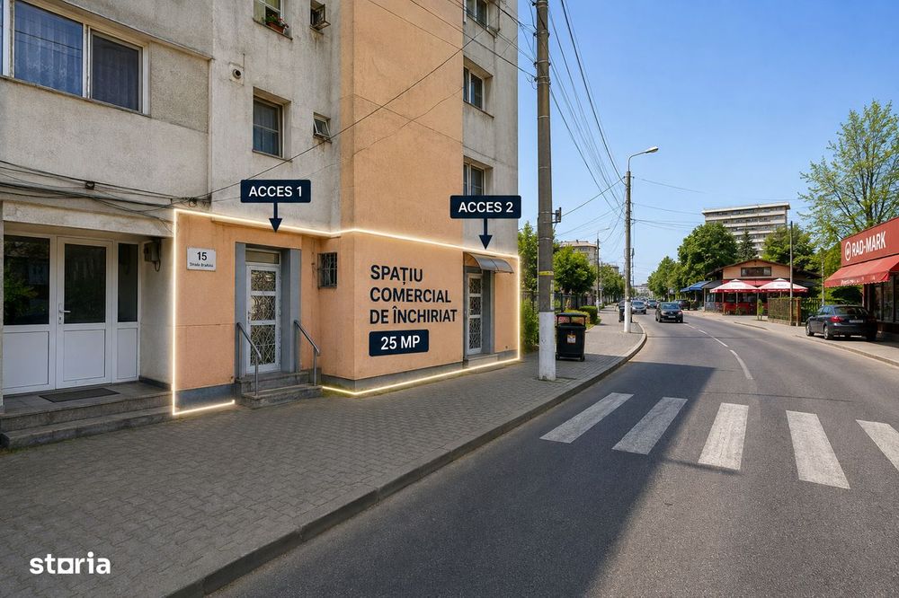 Inchiriere Spatiu Comercial | 25mp | Gara Nicolina |Disponibil imediat