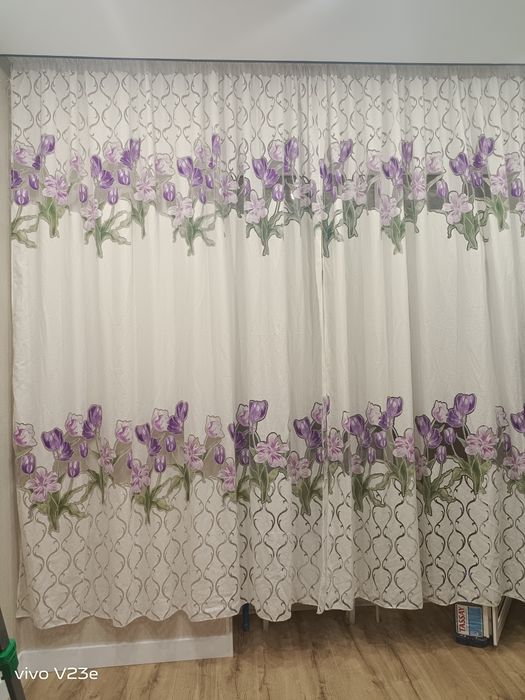 Шторы, хлопок органза