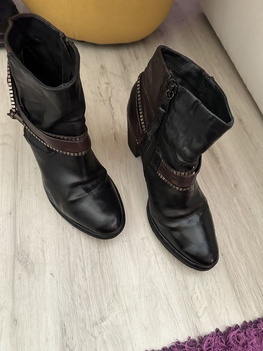 Botine piele naturala