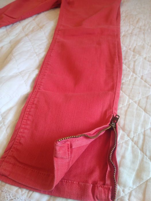 Blugi roșii,chic dame mărimea 40