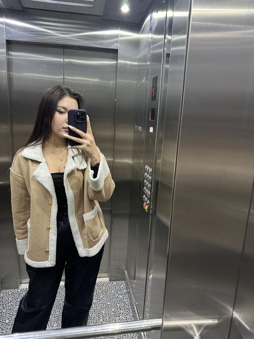 Дубленка  бержвый