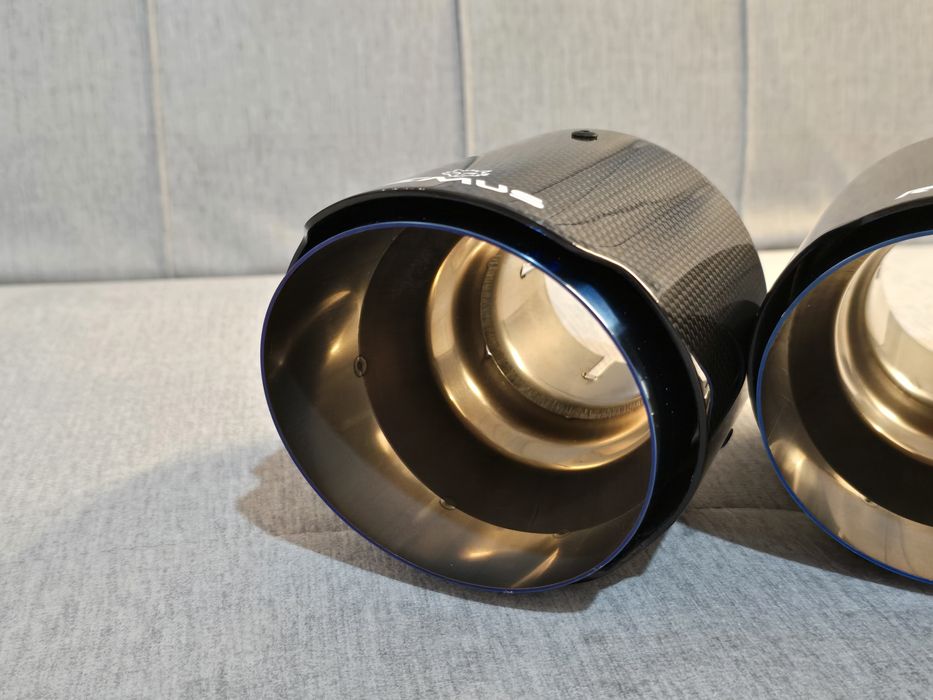 Tips evacuare auto carbon Remus inox finala ornament toba BMW VW Ford