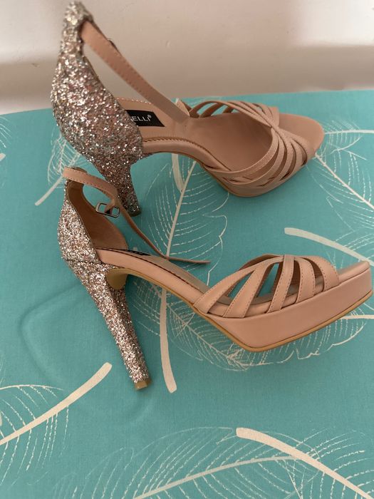 Sandale gemelli cu toc marimea 37