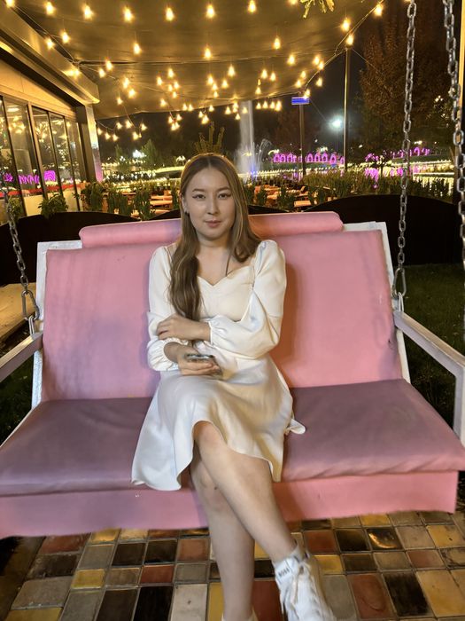 Ақ көйлек, 44 размер  Белое платье