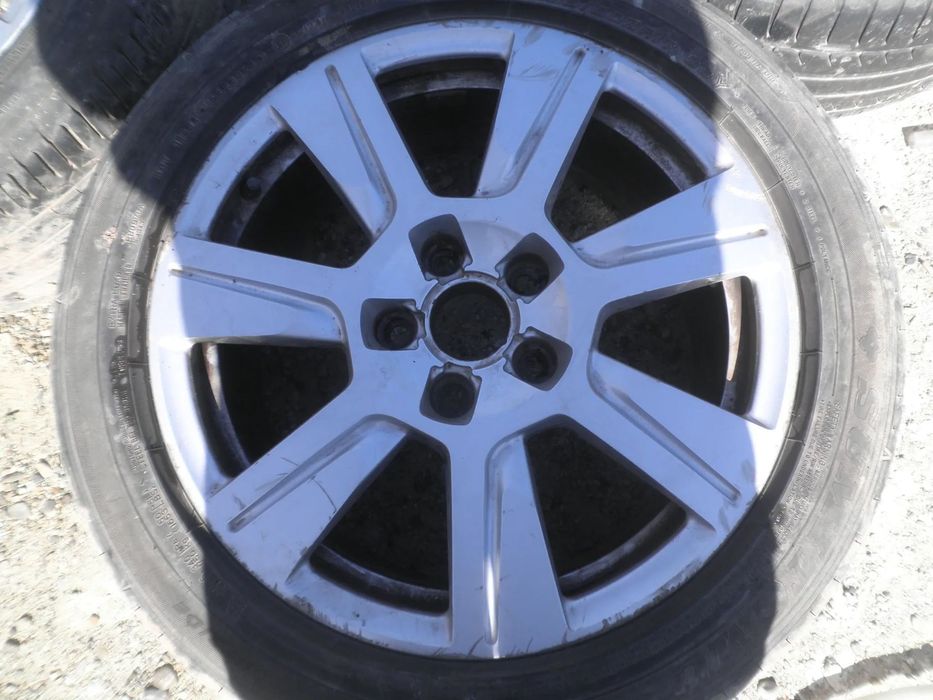 Jante 17" cu anvelope 225/50/R17 Audi A6 C6 4F0601025C 7.5J ET45
