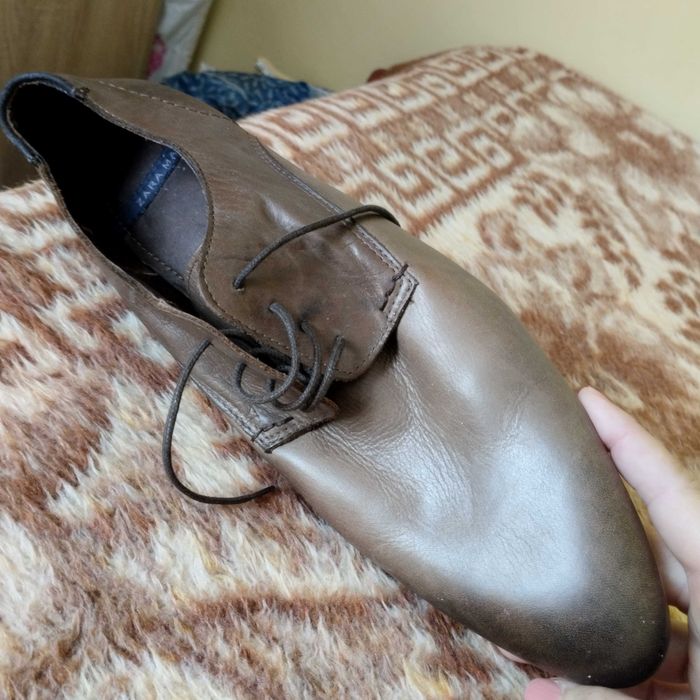 мъжки обувки от естествена кожа