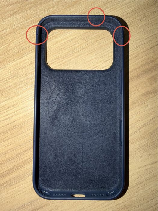 iPhone 17 Pro Silicone Case with MagSafe син