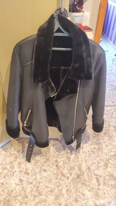 Куртка авиатор черная