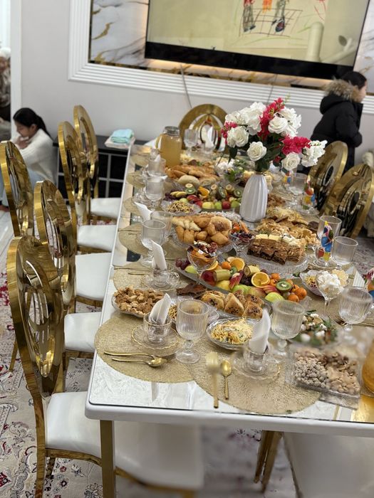 Прокат корпешки столы стулья посуда Актау