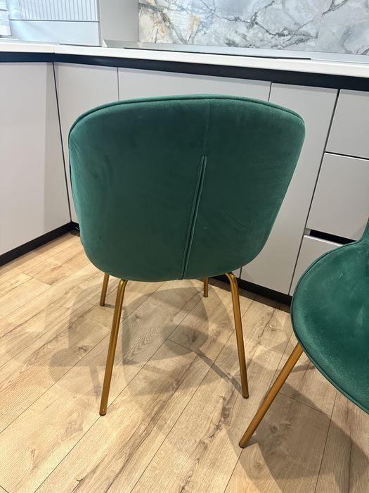 Scaune dinning verde imperial