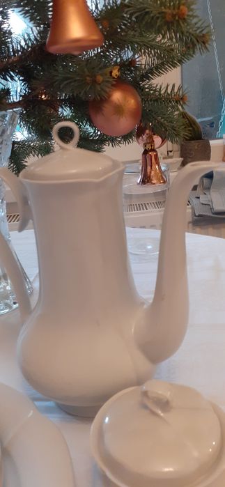 Service de portelan alb