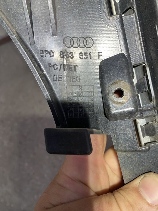 Grila Bara Fata Spoiler Audi S3 8P Facelift 2008-2012 8P0 853 651 F