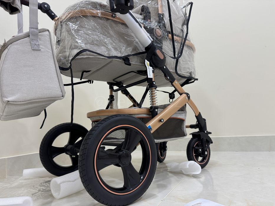 Детская коляска 2в1 Ining Baby K023 для новорождённых до 3 года