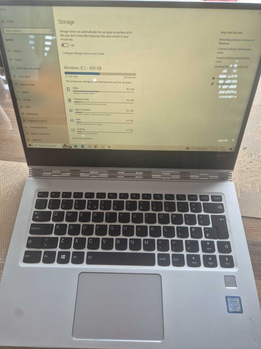 Ultrabook Premium Lenovo Yoga 910 | i7 | 8GB RAM | 512GB SSD | Aluminiu