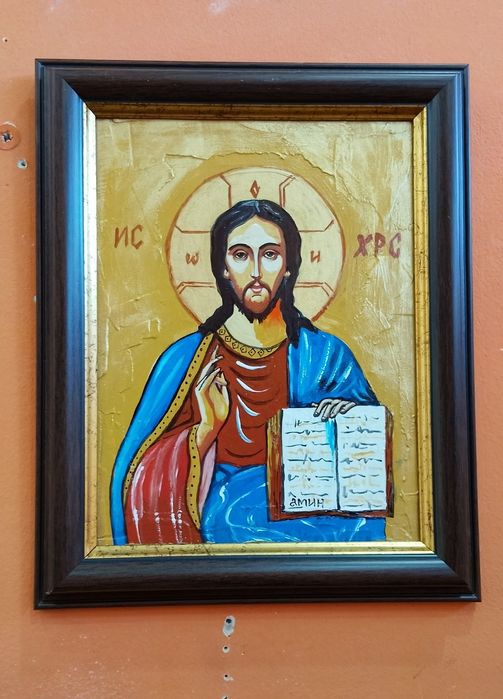 Рисувани икони 20/25см-60€ и 35/40см-75€