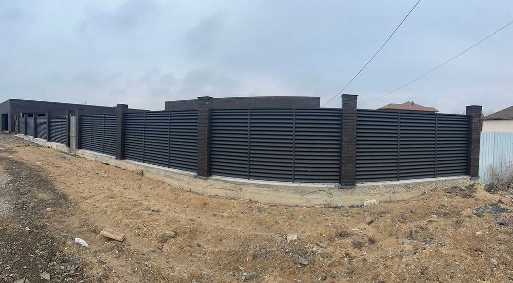 Забор жалюзи производство.