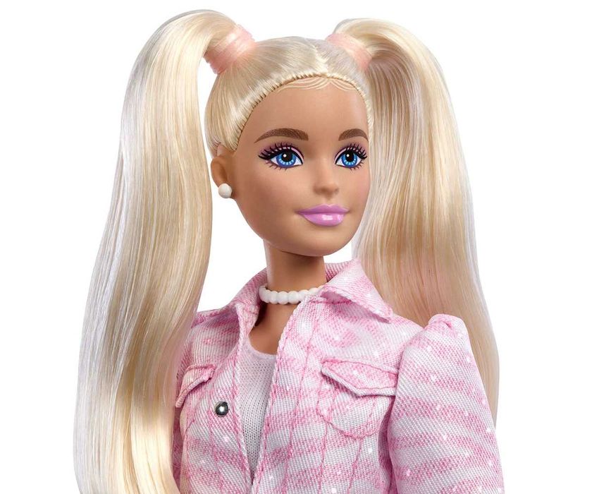 Оригинална кукла Barbie Deluxe Style,  с розово дънково яке / Mattel